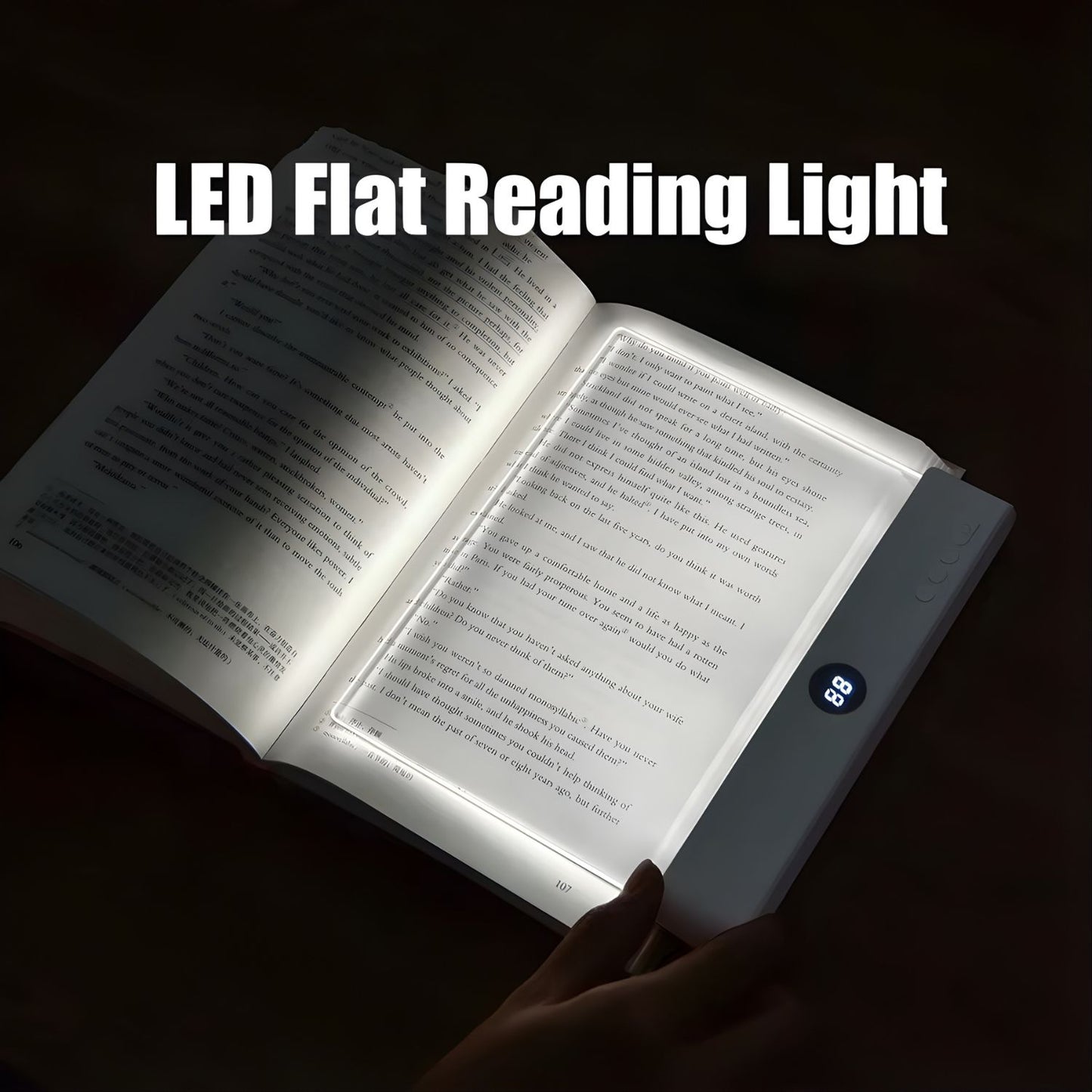 Modern Anti-Fatigue Flat Reading Lamp